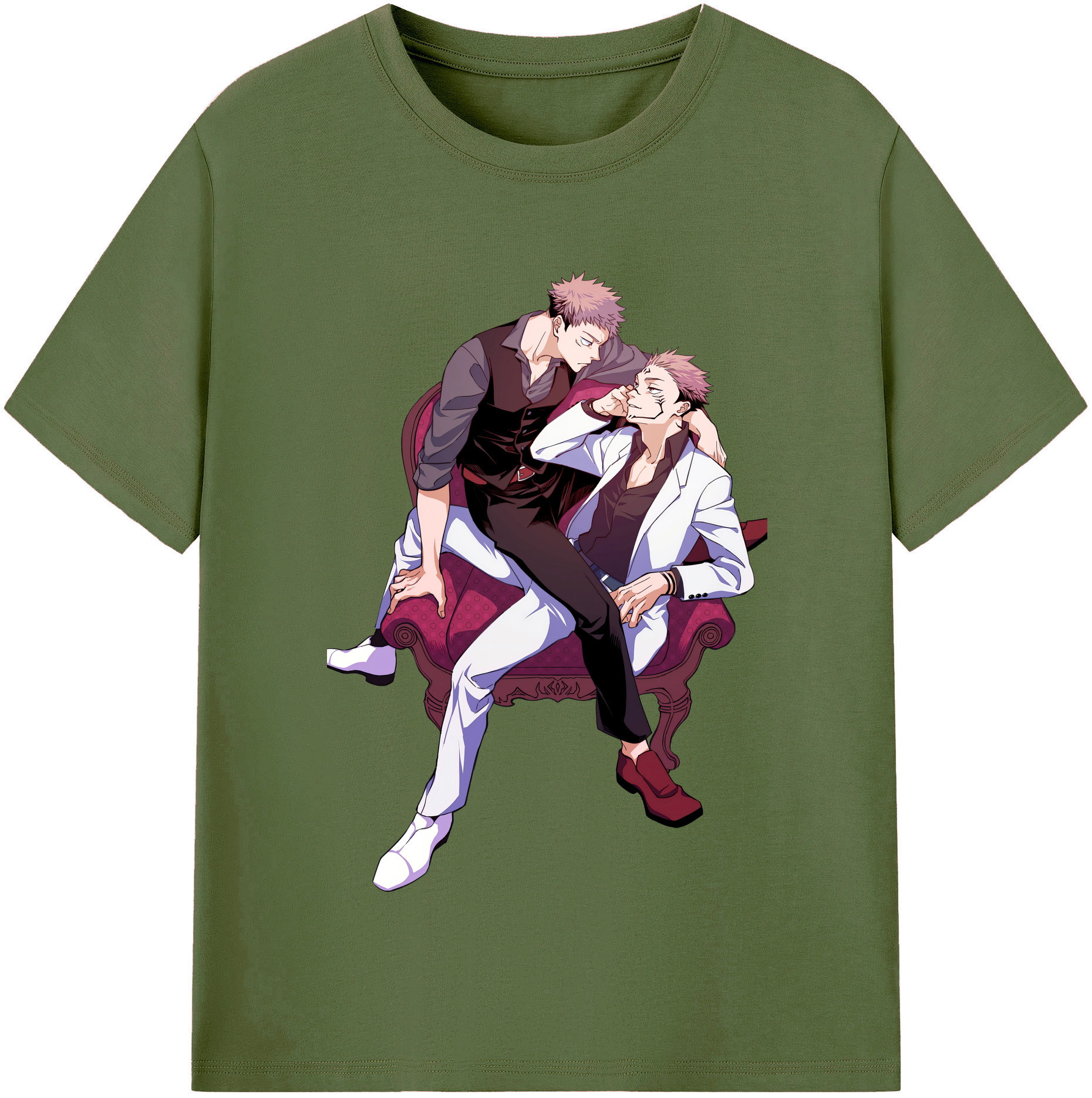 （画像用） 呪術廻戦 Jujutsu Kaisen 綿100％半袖Tシャツ（フロントプリント）